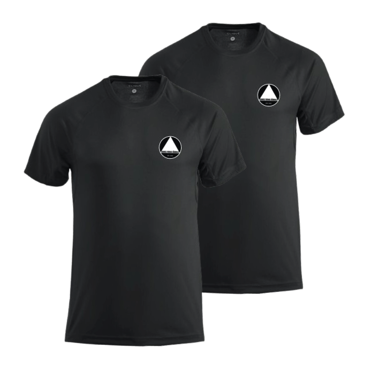Trænings t-shirt i polyester 2-pak - kampagnepris