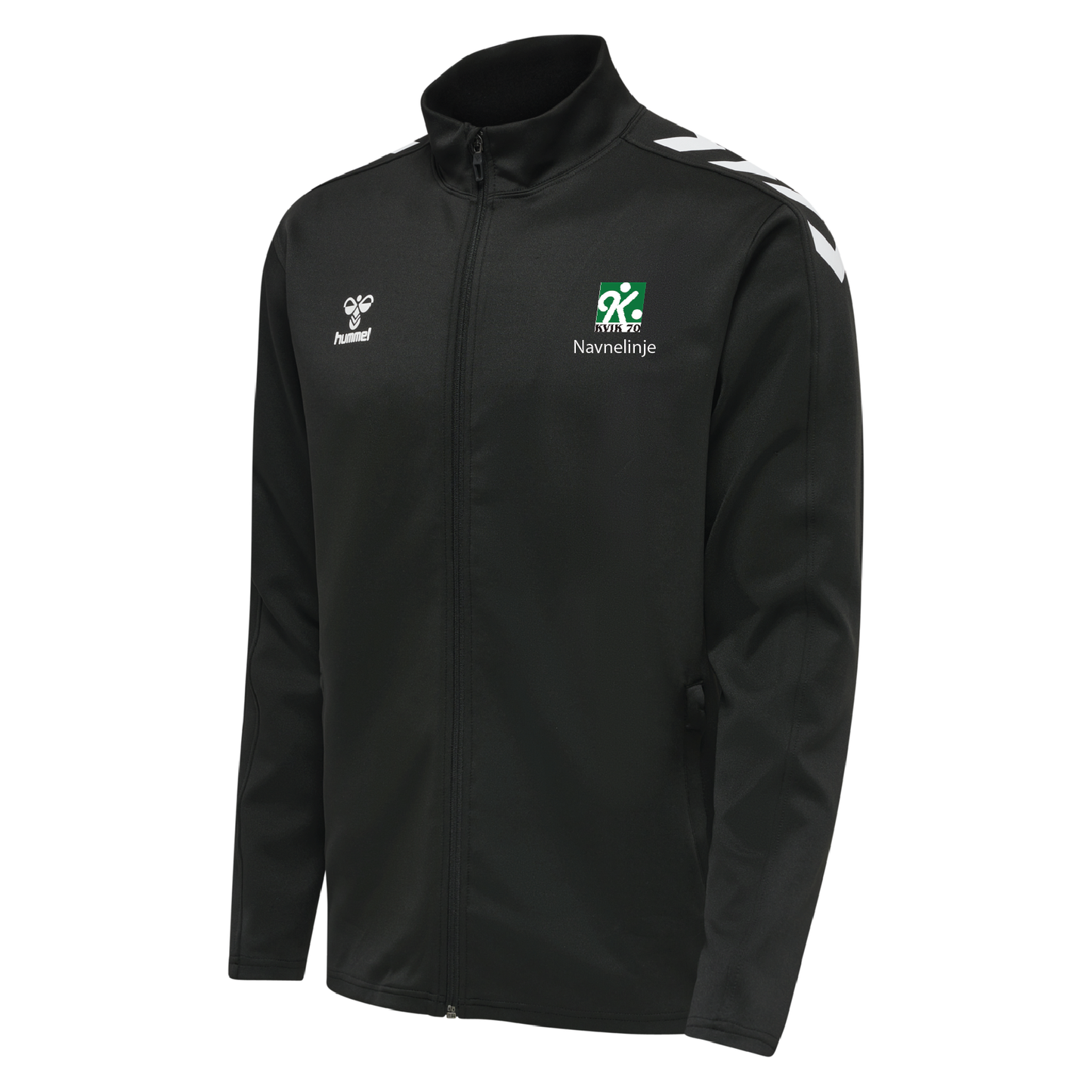 Full Zip Sweatshirt med KVIK70 klublogo
