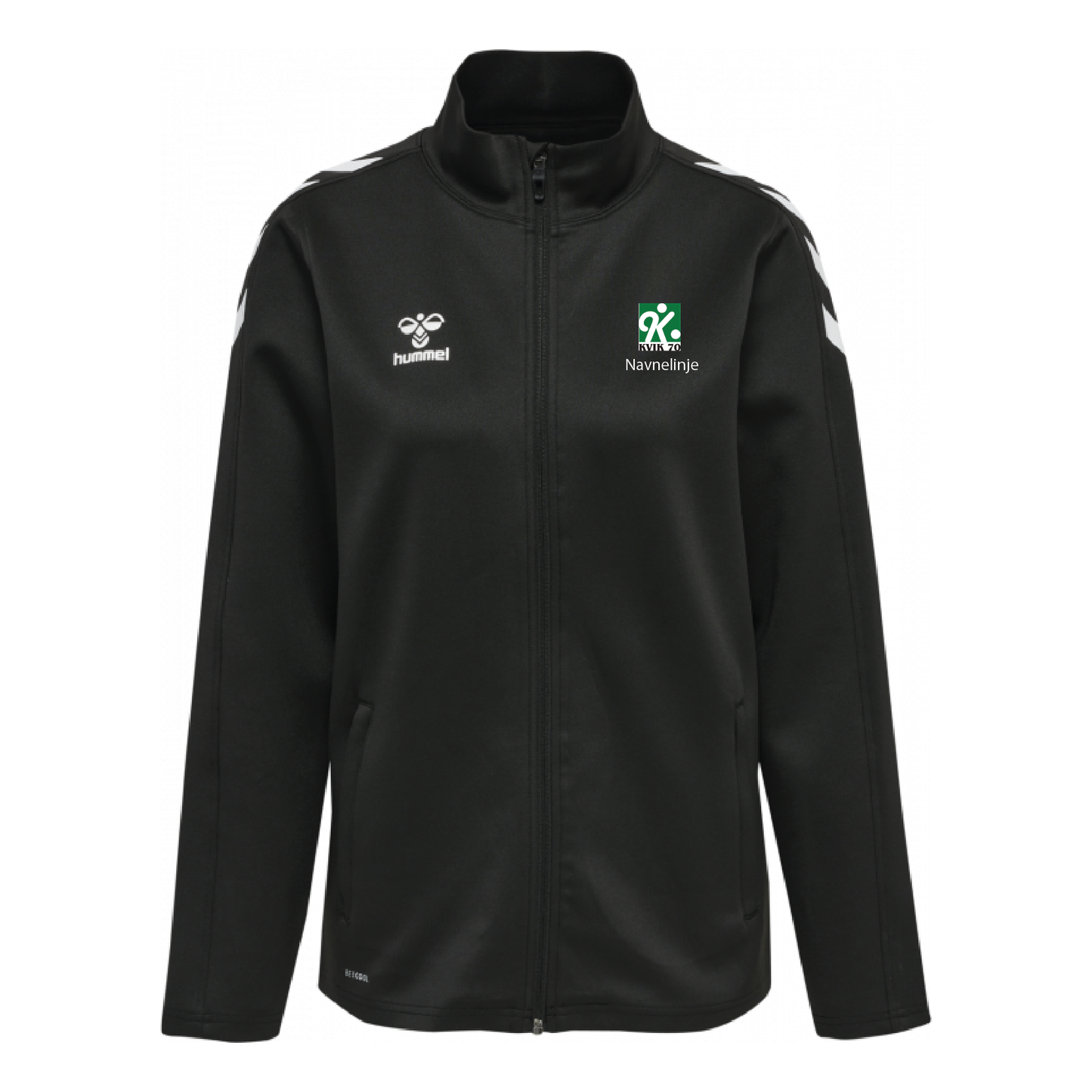 Full Zip Sweatshirt med KVIK70 klublogo
