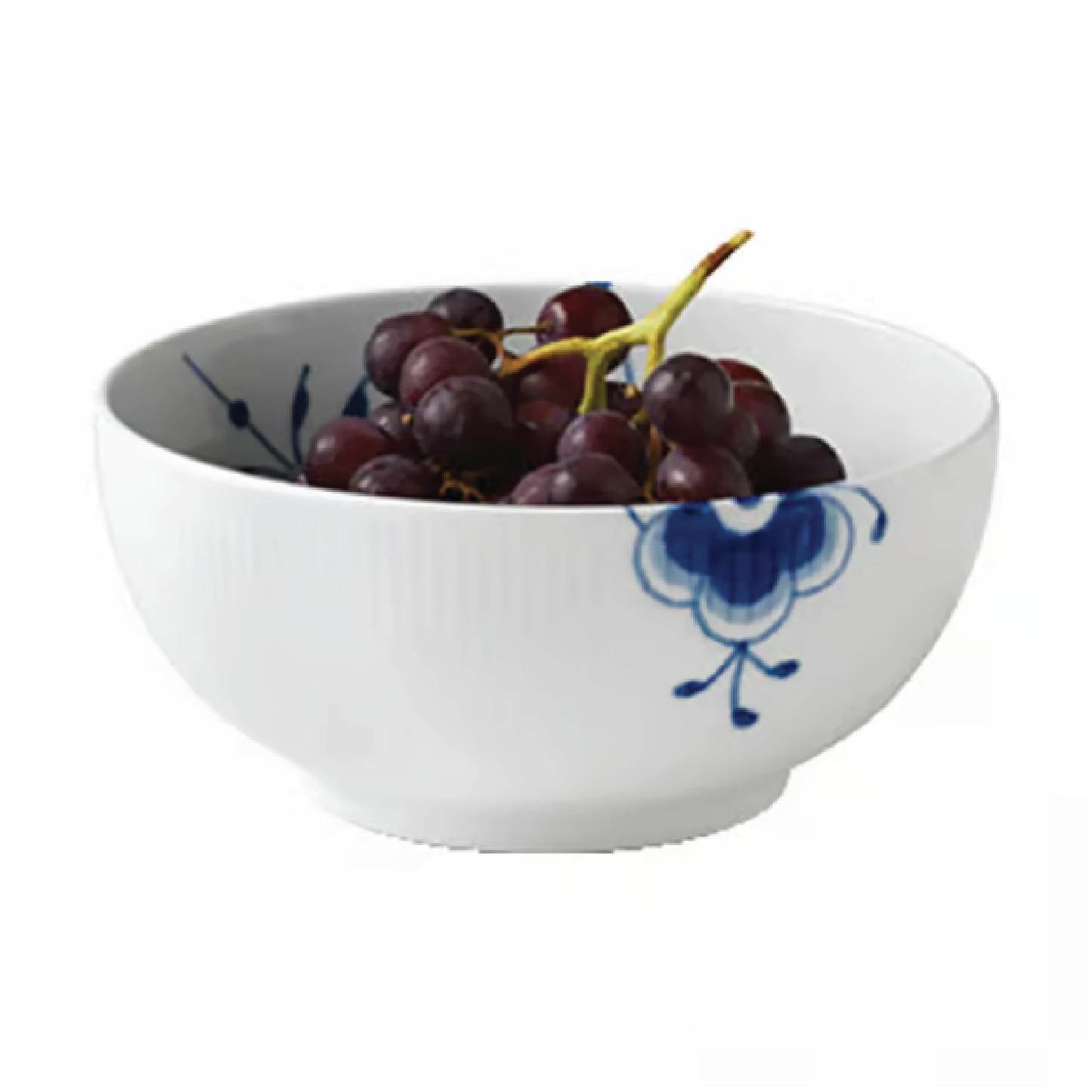 Royal Copenhagen - Blå Mega Riflet skål 21 cm