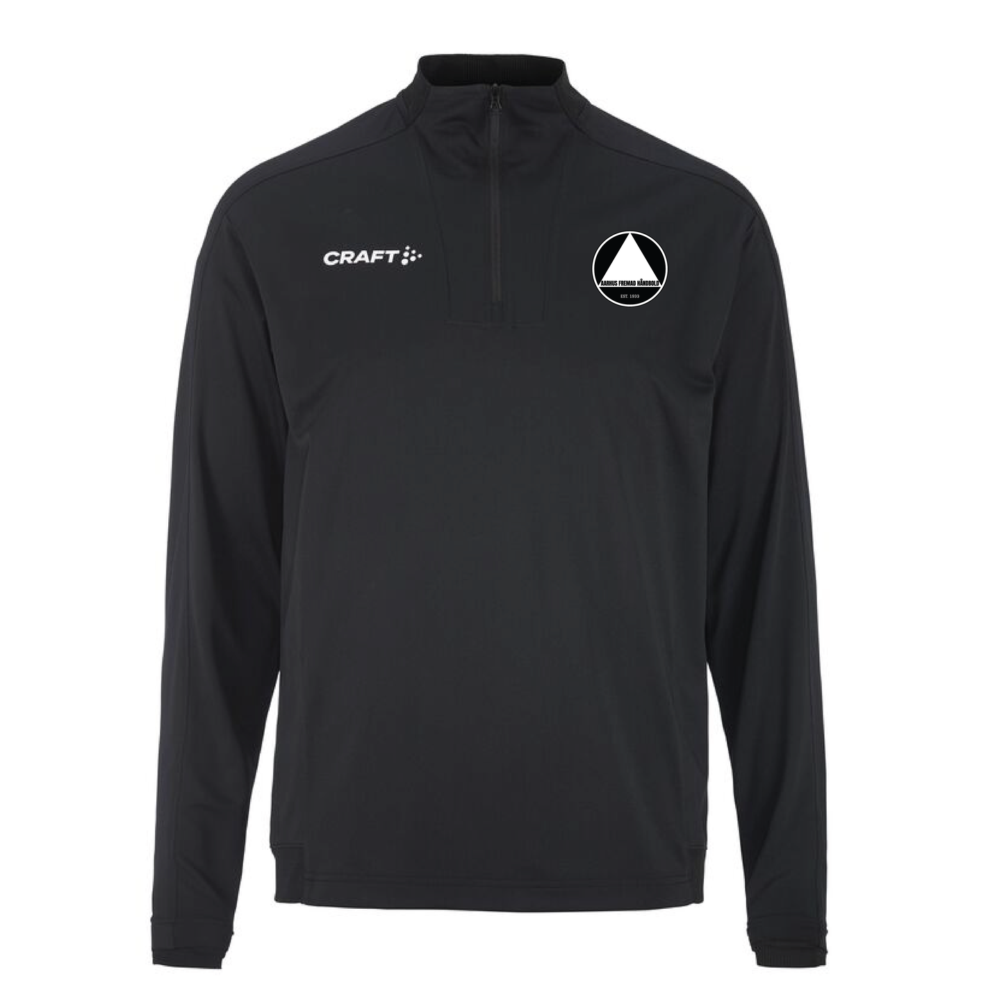 Træningsjakke med half zip