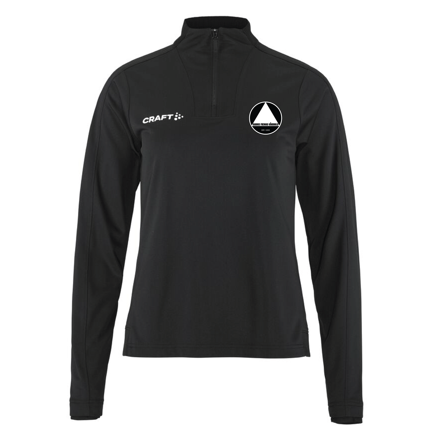 Træningsjakke med half zip