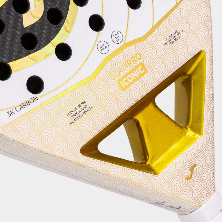 PADEL SLAM PRO ICONIC WHITE GOLD