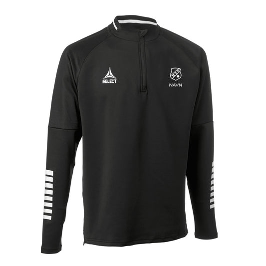 Træningstrøje med half zip og Hovedgård IF klublogo