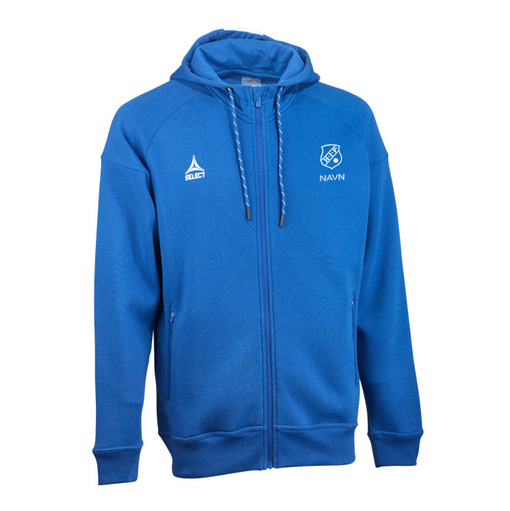 Zip hoodie med Hovedgård IF klublogo