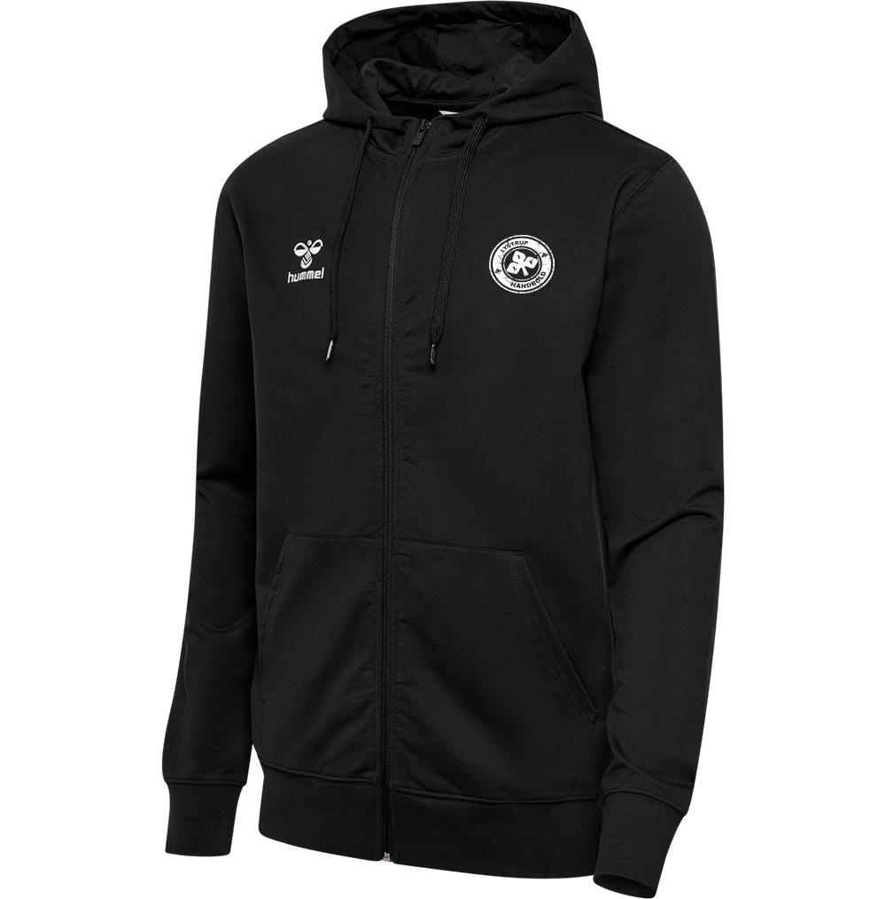 Træner - Zip-Hoodie med Lystrup Håndbold logo