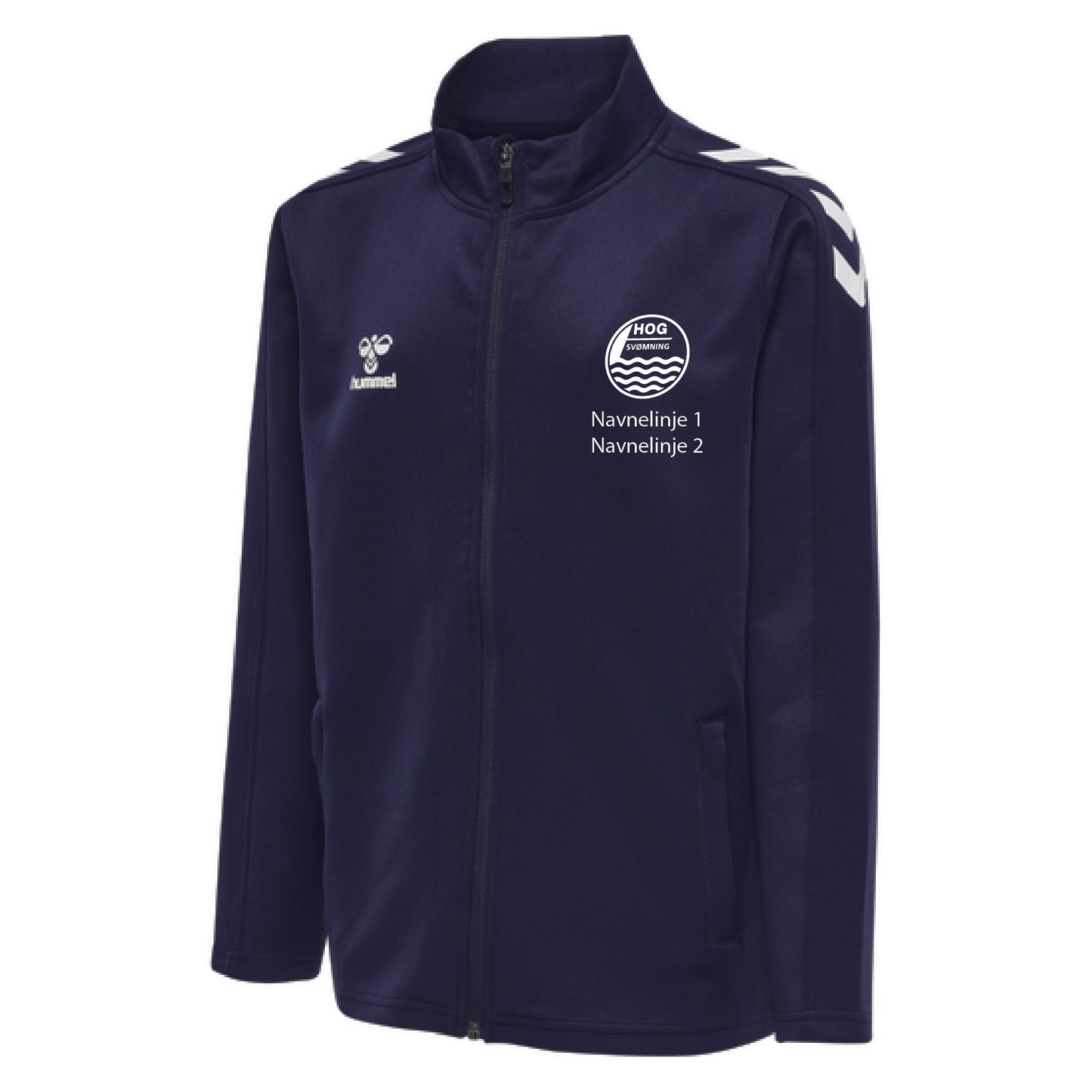 Zip Sweatshirt med HOG klublogo