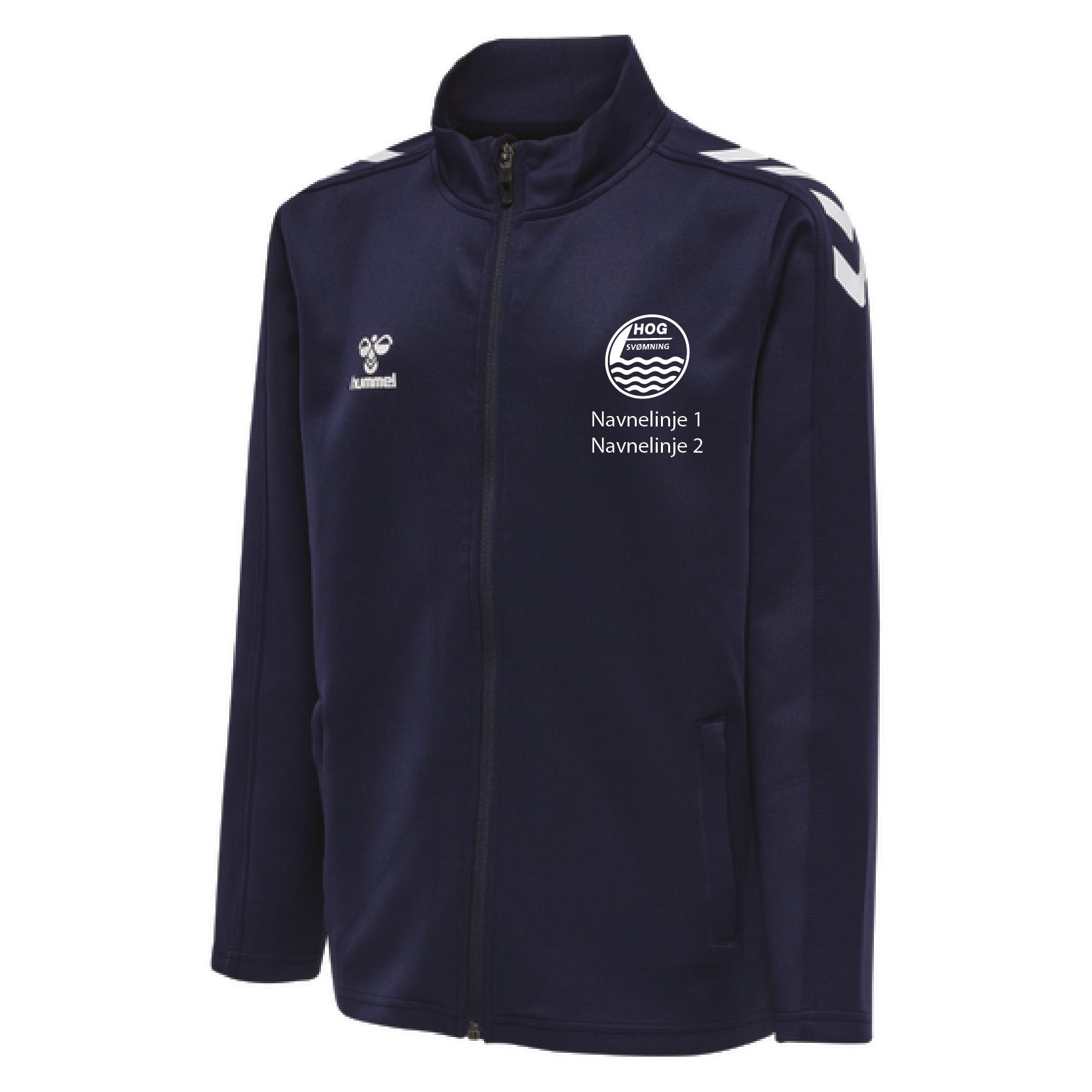 Zip Sweatshirt med HOG klublogo