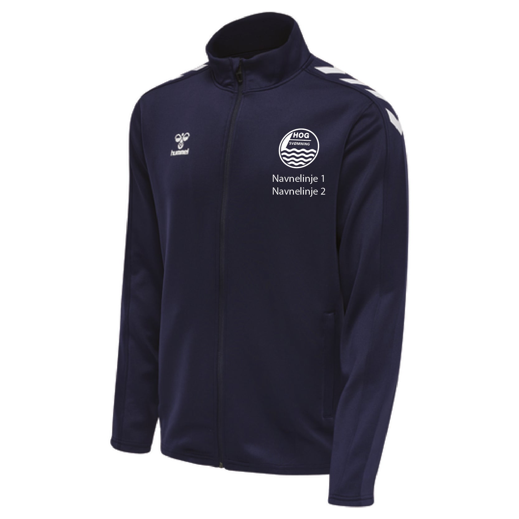 Zip Sweatshirt med HOG klublogo