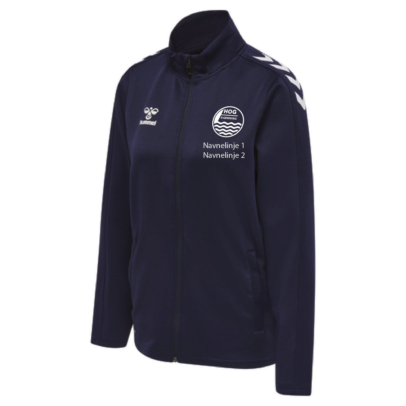 Zip Sweatshirt med HOG klublogo