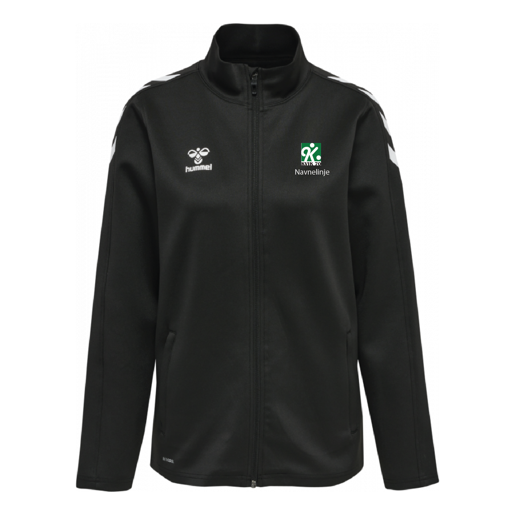 Full Zip Sweatshirt med KVIK70 klublogo