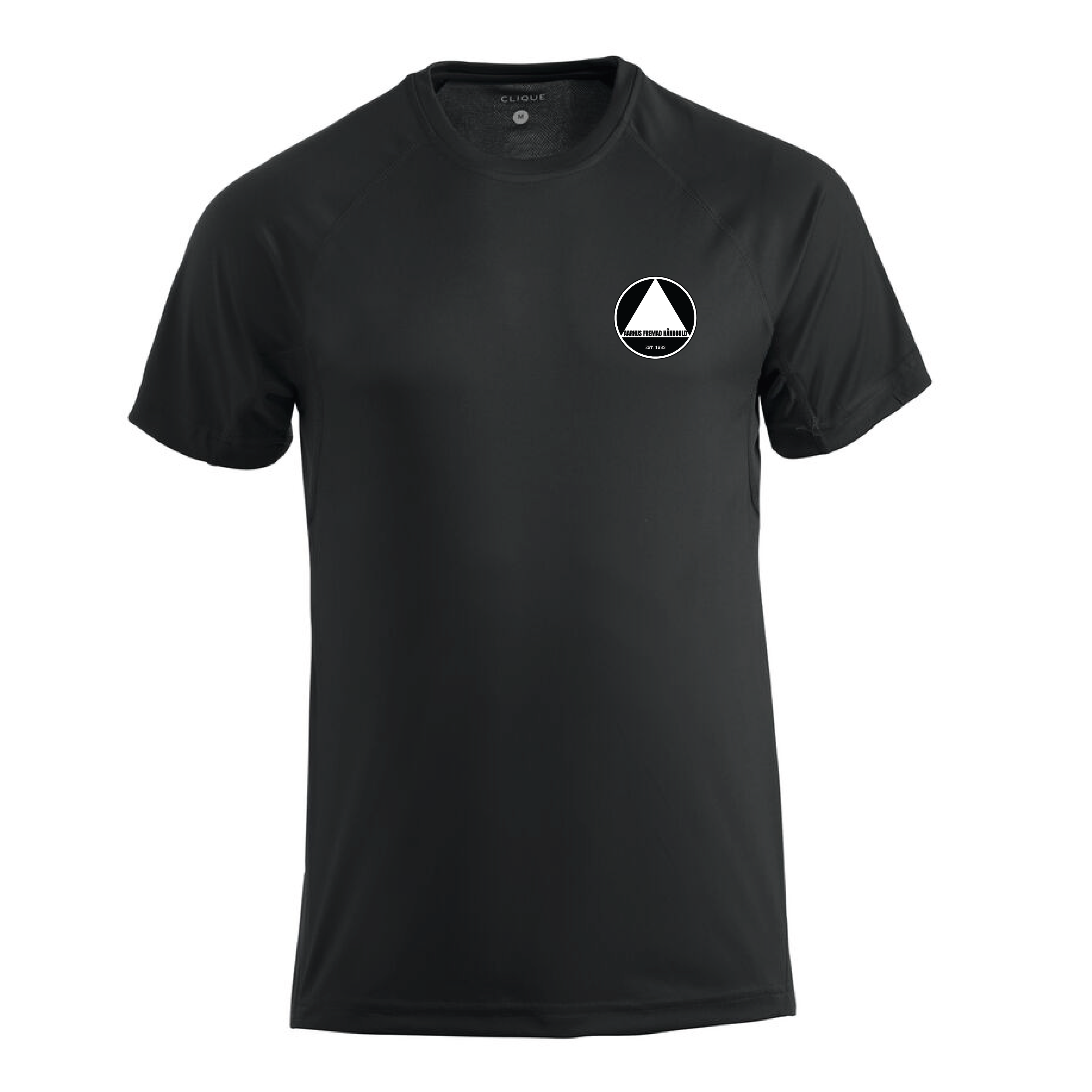 Trænings t-shirt i polyester og Aarhus Fremad Håndbold klublogo