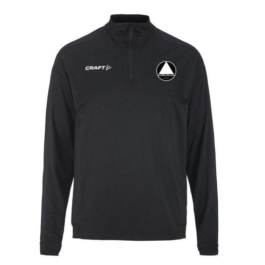 Træningsjakke med half zip