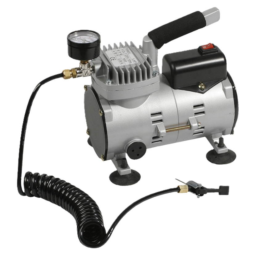 Transportabel mini-kompressor